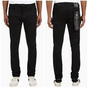 NWT PRPS Windsor Tapered Skinny Fit Jeans Stretch Black Sz 32
